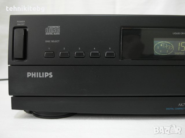 ⭐⭐⭐ PHILIPS AK730 ⭐⭐⭐ Отличен 5-дисков CD ченджър, снимка 2 - Аудиосистеми - 25468650