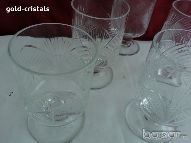 сервиз кристални чаши , снимка 11 - Антикварни и старинни предмети - 20122827