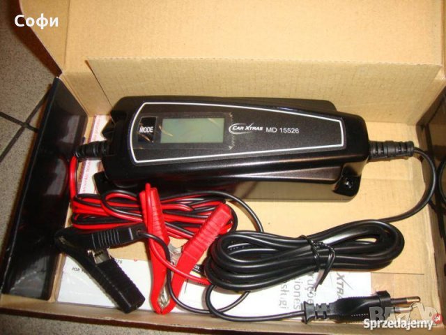 Зарядно за акумулатор Car Xtras MEDION MD15526, За 6V\12V авто/мото батерии, LCD екран, снимка 4 - Аксесоари и консумативи - 22661614