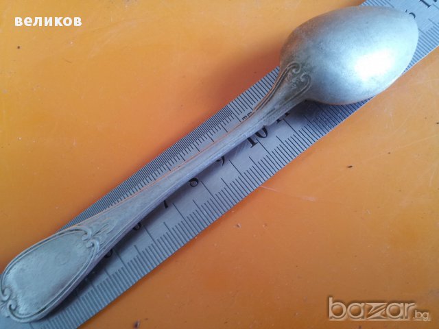 стара чаена лъжичка със щемпел на производителя, снимка 3 - Други ценни предмети - 11395764
