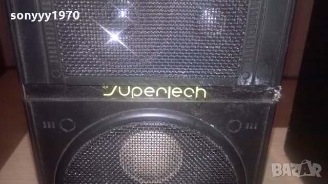 supertech 2x100w/4ohm-2бр метални тонколони-внос швеицария, снимка 6 - Тонколони - 24980985