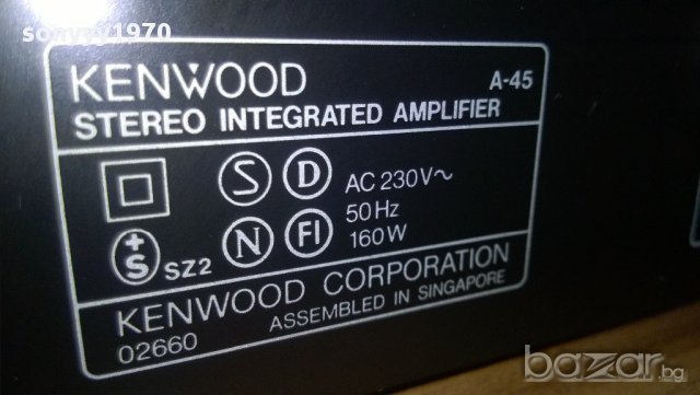 kenwood a-45 stereo amplifier-160watts-внос швеицария, снимка 15 - Ресийвъри, усилватели, смесителни пултове - 8943276