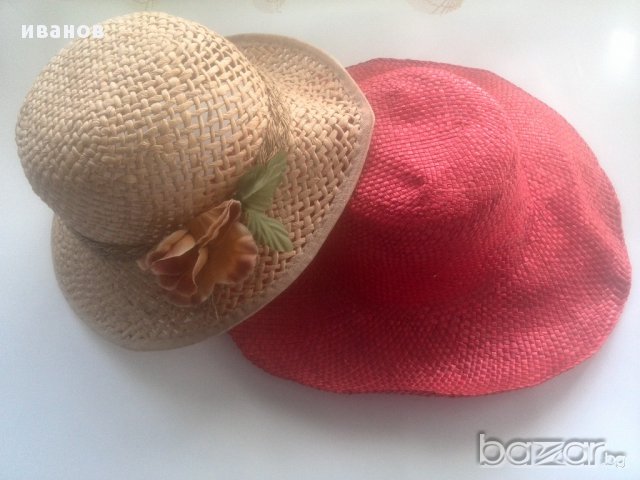 Плажни шапки за лятото, снимка 2 - Шапки - 11673935