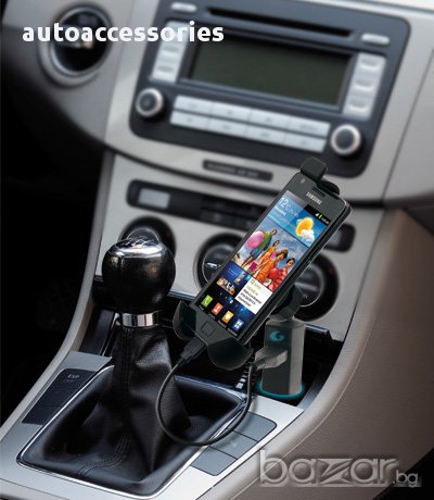 Универсална автомобилна стойка за Android + зарядно 6727, снимка 2 - Аксесоари и консумативи - 13458536