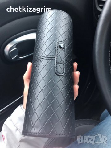 Голям кожен цилиндричен калъф за съхранение на Вашите четки за грим! , снимка 11 - Декоративна козметика - 24432894