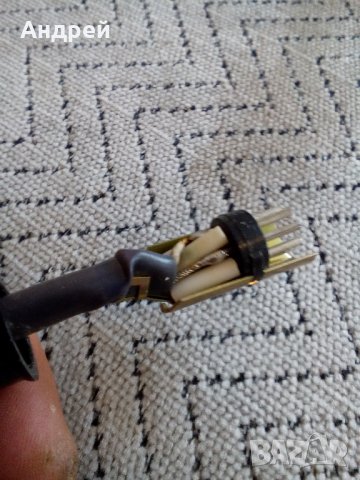 Стар кабел с букси петици, снимка 4 - Антикварни и старинни предмети - 23500141