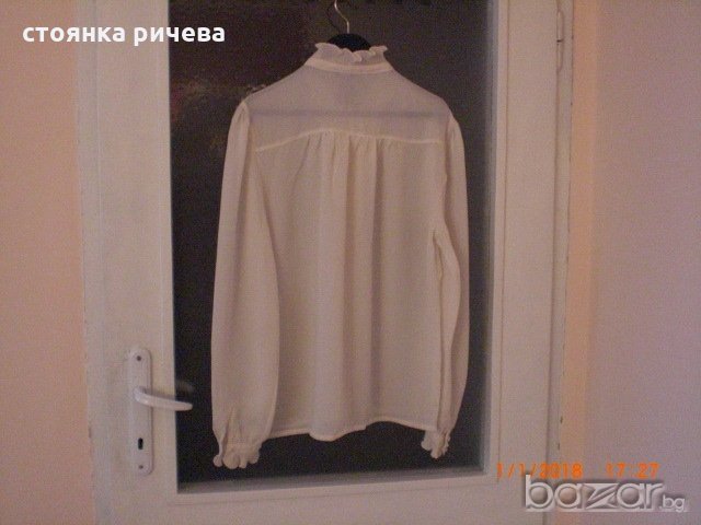 продавам дамска блуза-копринен жоржет, снимка 5 - Блузи с дълъг ръкав и пуловери - 20313104