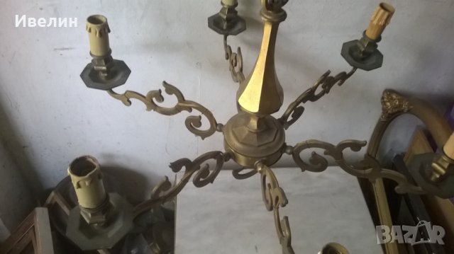 бароков полилей от бронз, снимка 6 - Полилеи - 25688081
