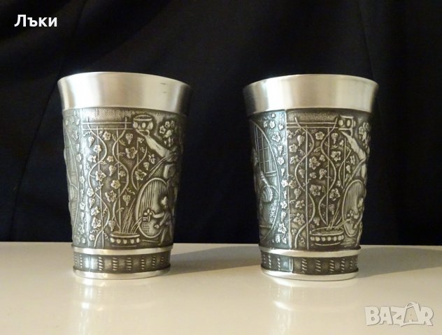 Чаша,халба от калай с Дионис,Бакхус,300 мл. , снимка 4 - Антикварни и старинни предмети - 26049127