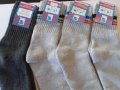 Памучни спортни чорапи размери 31-34 сиви немски памучни чорапи над глезена, снимка 3