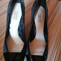 ZARA черни обувки - номер 39/uk 6/, снимка 4 - Дамски обувки на ток - 26177339