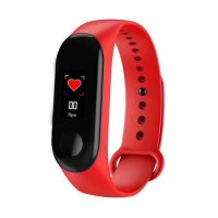 Фитнес Смарт Гривна M3 Mi Band Tracker Смарт Wristband Крачкомер , Калории, Пулсомер ,Фитнес, снимка 6 - Смарт гривни - 25942673