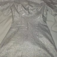 Сребърна рокличка М размер , снимка 1 - Рокли - 13894875