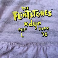 Дамски потник PULL&ВEAR oригинален, The Flintstones, размер L slim fit, снимка 2 - Потници - 11117764