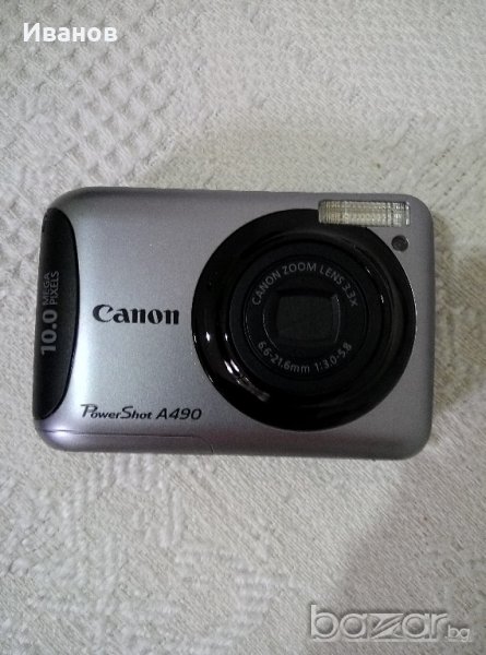 Продавам фотоапарат Canon PowerShot A490 за части/ремонт, снимка 1