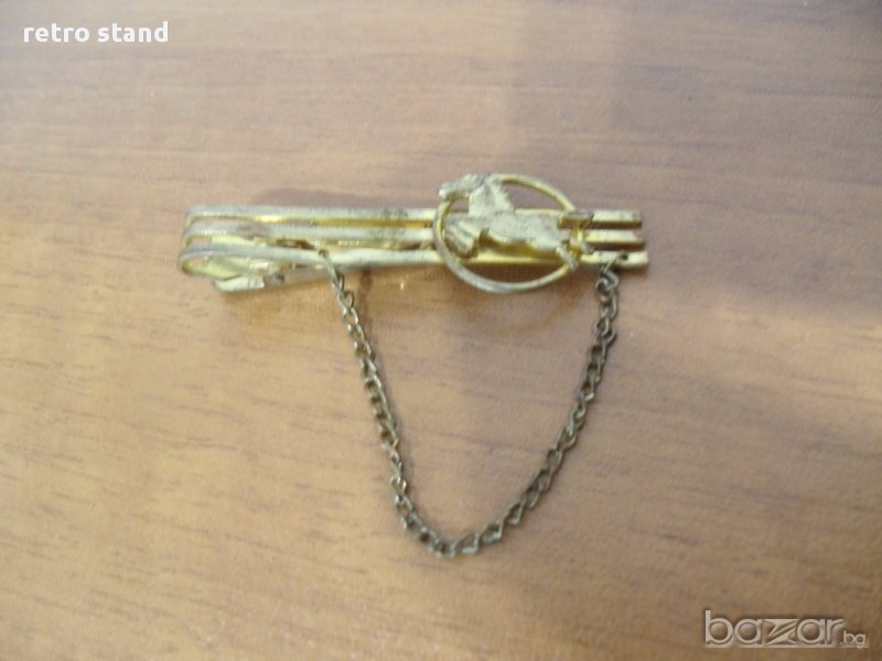 № 179  стара метална игла за вратовръзка - конче, снимка 1