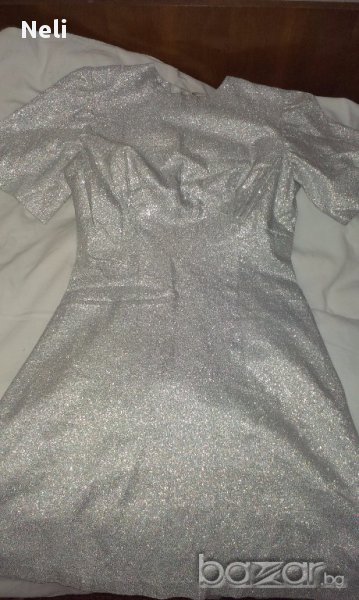 Сребърна рокличка М размер , снимка 1