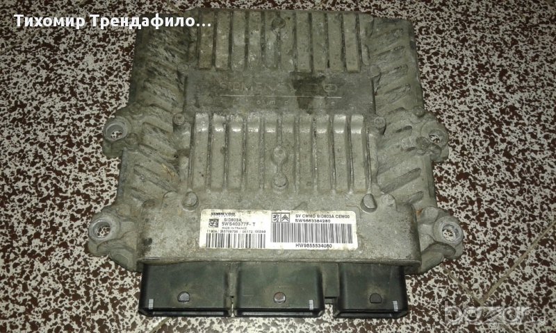ECU  5WS40377F-T SID803A SID 803, SID 803 A, SID 803 A, PEUGEOT 2.0HDI компютър пежо 807, снимка 1