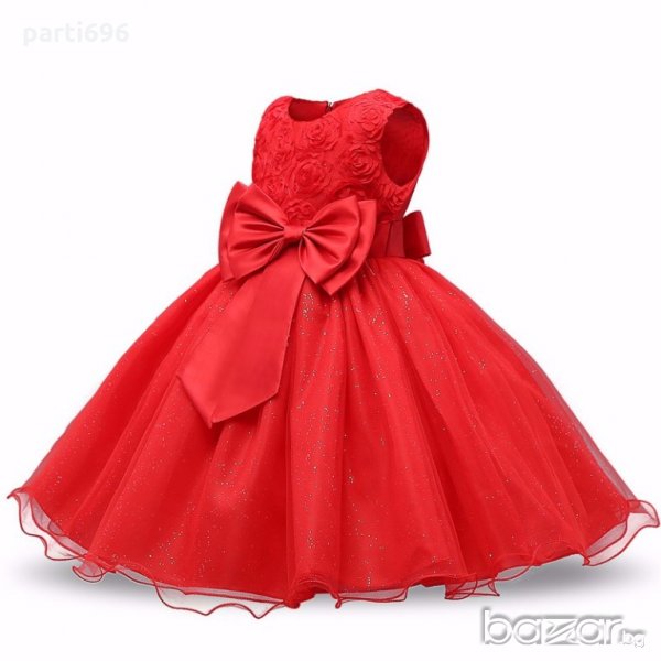 Детска рокля червена ново. за височина 160 см. 5 ЦВЯТА., снимка 1
