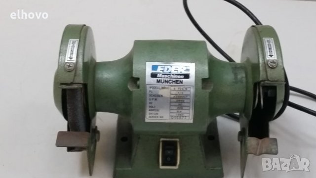Шмиргел EDER E 125 S, снимка 2 - Други машини и части - 25621429