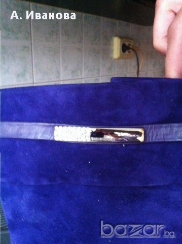 Дамски ботуши от естествен велур, снимка 2 - Дамски ботуши - 9179204