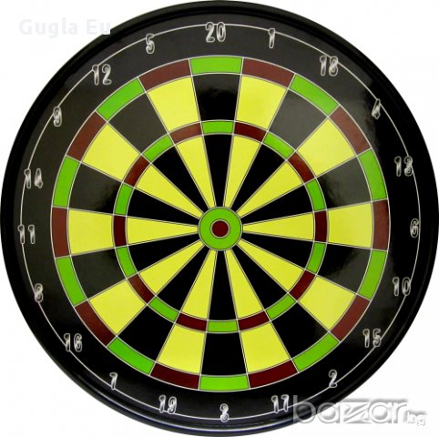 Дартс магнитен, 14.5 инча /36.8 см. с 6 стрели