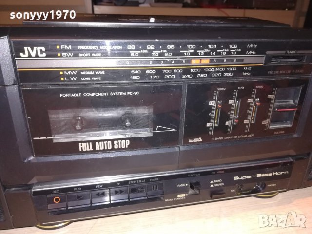 jvc pc-r90 колекционерска ретро машина-внос швеицария, снимка 12 - Ресийвъри, усилватели, смесителни пултове - 21638277