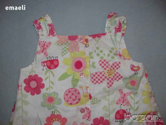 Лятна рокля с охлювчета Next за 3-4 г, снимка 6 - Детски рокли и поли - 11126345