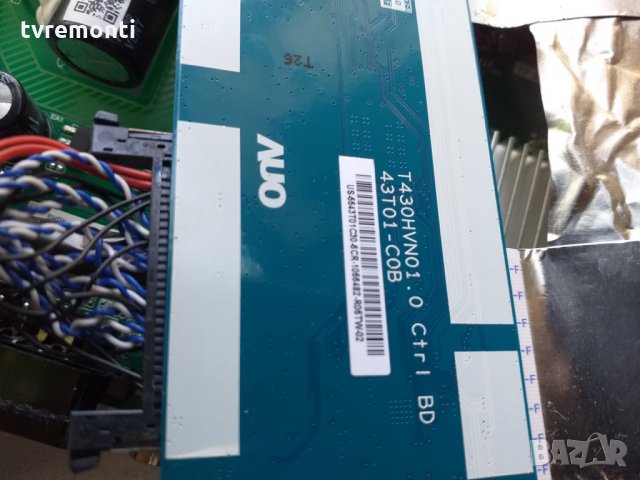 TCON BOARD T430HVN01.1 Ctrl BD 43T01-C0B, снимка 3 - Части и Платки - 25457177