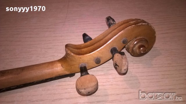 Цигулка за ремонт-реставрация-52х18х7см, снимка 14 - Струнни инструменти - 18059991