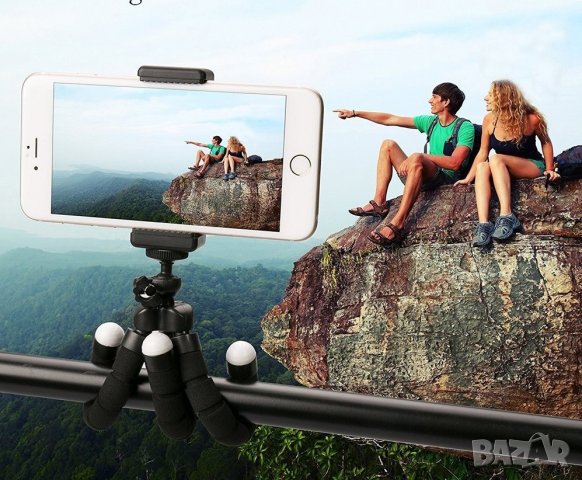 Селфи стойка за телефон или апарат с Bluetooth, снимка 8 - Селфи стикове, аксесоари - 22386001