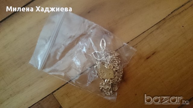 Колие Birdy - сребристо и златисто, снимка 9 - Колиета, медальони, синджири - 9803319