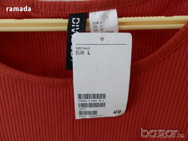 нова блуза H&M, размер Л, снимка 3 - Тениски - 14657945