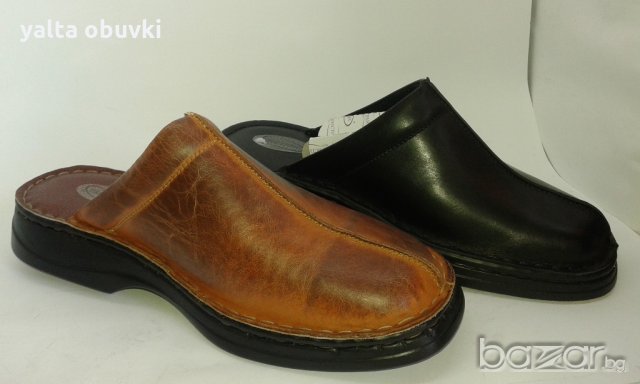 Мъжко сабо ''КРИСТИЯН'' - ЕСТЕСТВЕНА КОЖА, българско производство, снимка 2 - Официални обувки - 18484665