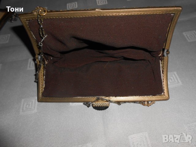 Колекционерска дамска чанта с черен камък 190- 1920 г, снимка 5 - Антикварни и старинни предмети - 23111937