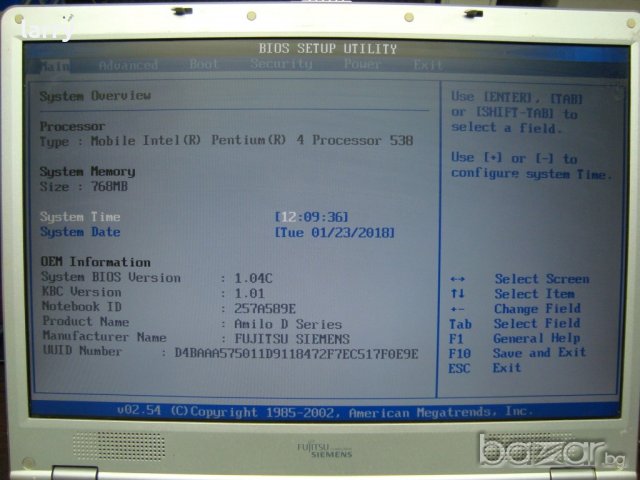 Fujitsu-Siemens Amilo D 1845 лаптоп на части, снимка 6 - Части за лаптопи - 20511136