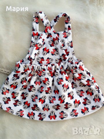 Рокля с Мини Маус 56-62см 10 лв, снимка 5 - Бебешки рокли - 25773803
