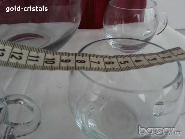  Кристални чаши , снимка 3 - Антикварни и старинни предмети - 19984997