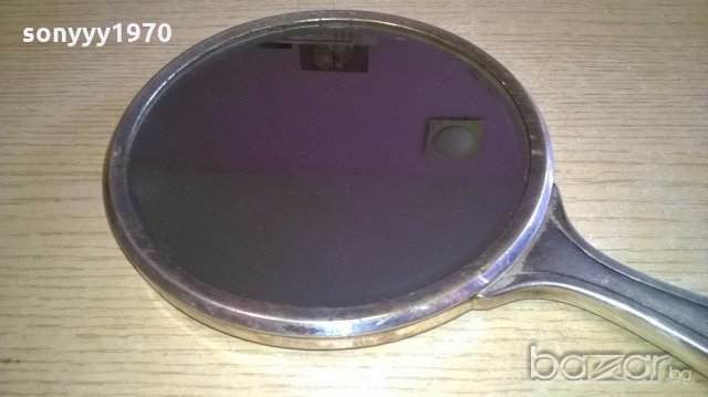 АНТИКА-Ретро огледало-метално-27х14см-внос швеицария, снимка 5 - Антикварни и старинни предмети - 18474771