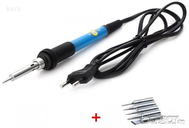 Терморегулируем поялник 60 W + 5 човки, снимка 2 - Поялници и запояване - 16034348