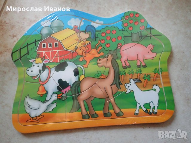 ** Животни ** - големи дървени пъзели за деца , снимка 3 - Игри и пъзели - 23749815