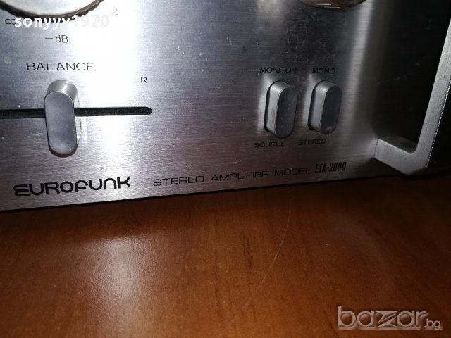 eurofunk stereo amplifier model efa2000-made in japan, снимка 17 - Ресийвъри, усилватели, смесителни пултове - 20850630