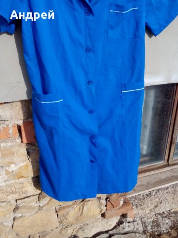 Стара синя работна престилка, снимка 3 - Антикварни и старинни предмети - 23855408
