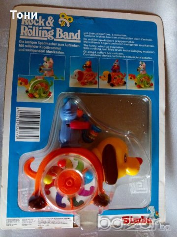 Колекционерска стара играчка на  Simba Rock & Rolling & Band, снимка 6 - Колекции - 21016444