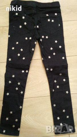 Дънки клин панталон НМ  HM  H&M тъмно син на звездички, снимка 2 - Детски клинове - 23197386
