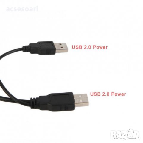 USB 2.0 към SATA 22 Pin адаптер конвертор кабел за 2.5 инча твърд диск, снимка 3 - Външни хард дискове - 21065160
