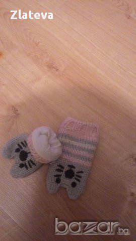 Шапка и ръкавици, снимка 3 - Бебешки шапки - 16595210