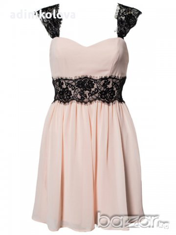Нова розова рокля с дантела, снимка 3 - Рокли - 9385779