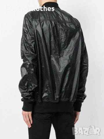 RICK OWENS DRKSHDW WET LOOK BOMBER Мъжко Яке size L / XL, снимка 3 - Якета - 25793356