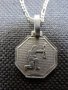 Сребърен медальон - Зодия Стрелец, снимка 4